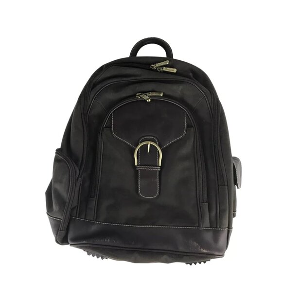 Bellino Unisex Adults Brown Inner Dividers Zipper Shoulder Strap Laptop Bag - Picture 1 of 11